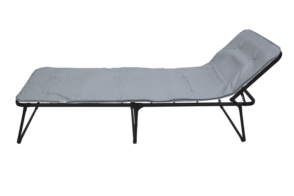 Кровать раскладная Надин п/мягкая лист 10мм арт.С408/71 (цвет ткани серый рис.без рисунка (1 шт. в уп.)