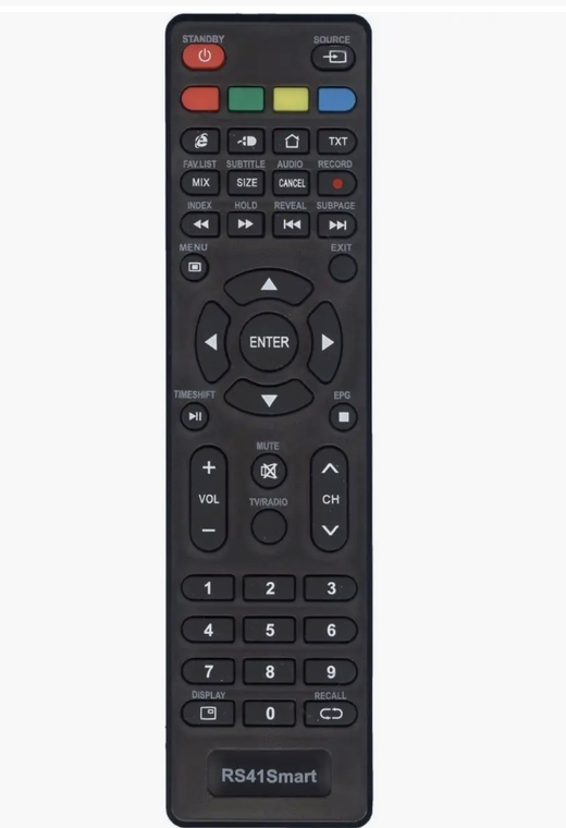 Пульт Smart Универсальный RS41 с мышкой для Витязь Орион DEXP FUJION Supra Akira Новекс HI Erisson NESONS KRAFT ASANO LUMUS Vekta ECON без настроек