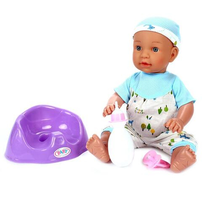 Пупс озвуч. 38см Мой малыш, пьет, писает, с аксесс, в ассорт, коробка 200535392