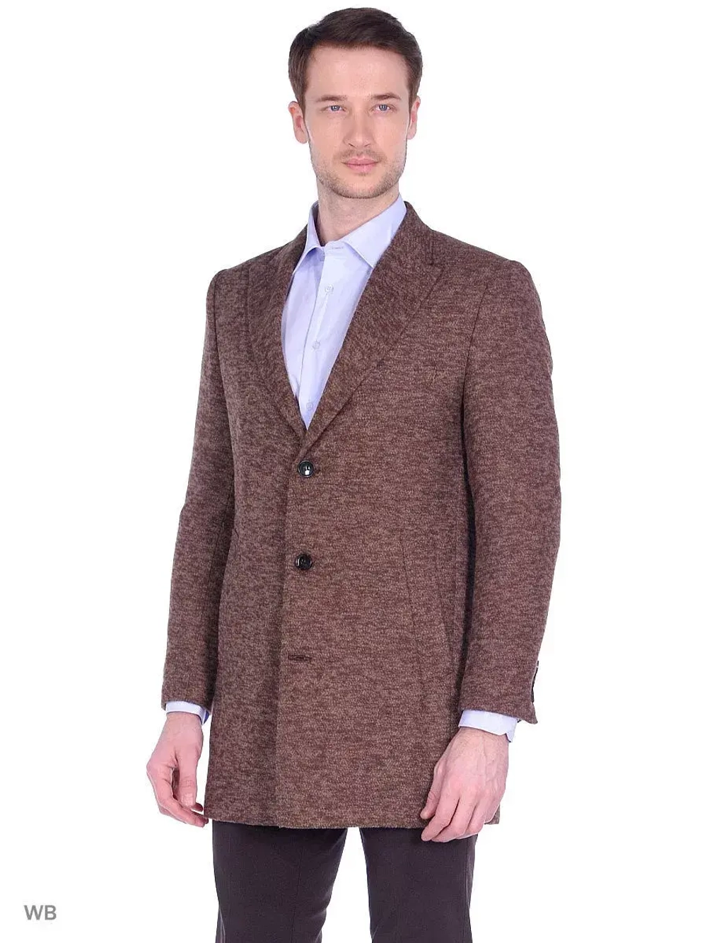 Классическое пальто, утепленное, зимнее, укороченное,шерсть