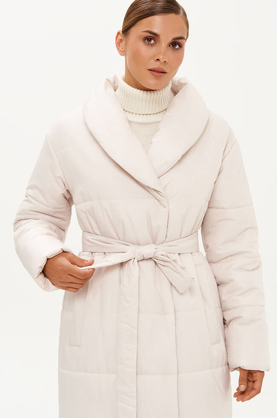 0116 Пальто женское (кремовый)