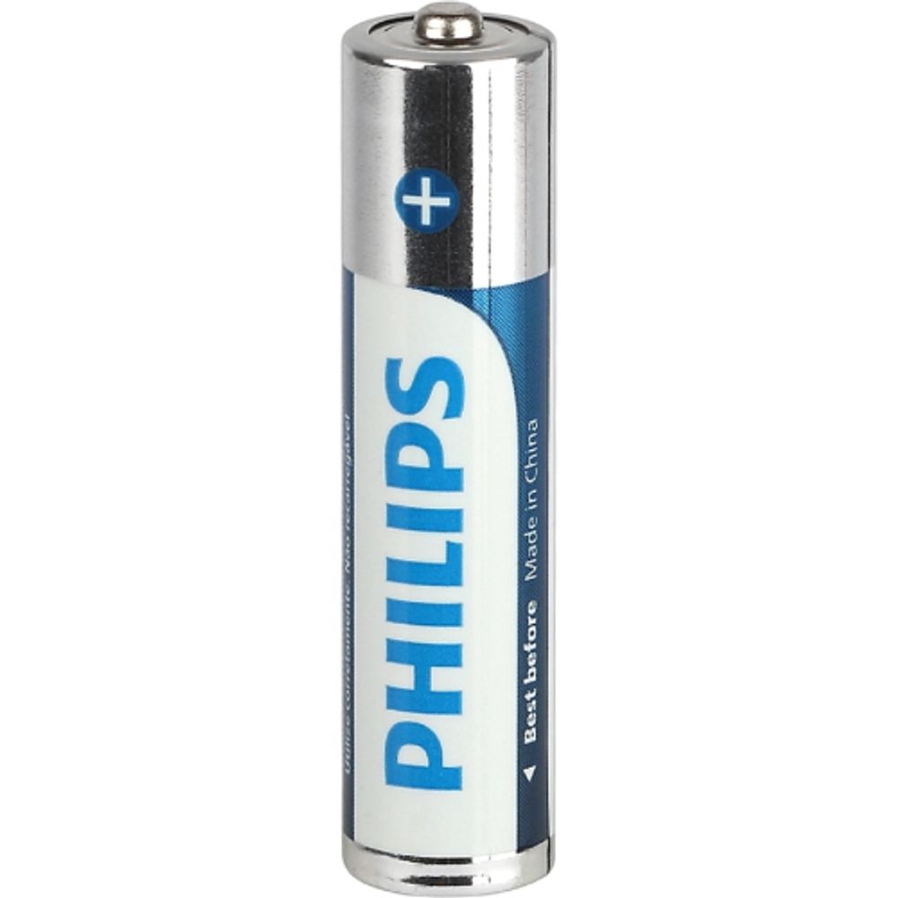 Батарейки Philips LR03E4B/51 ААА алкалиновые 1,5v 4 шт. LR03-4BL Ultra (4/48/144/27648) | Philips