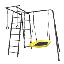 ROMANA Полянка (антрацит) (с качелями лодка)