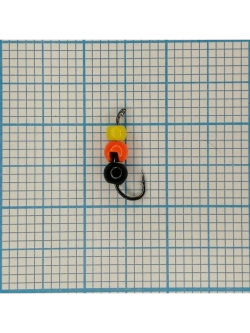 Мормышка вольфрамовая "Погремушка с шариком"