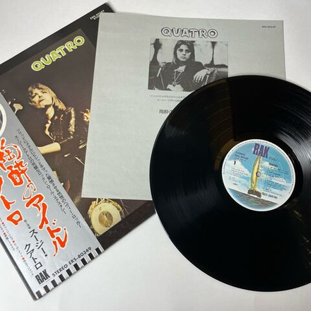 Винтажная виниловая пластинка LP Suzi Quatro (Japan 1975) (Obi) Savage Silk