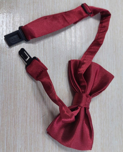 Бабочка галстук для мальчика бордовая красная атласная атлас в садик школьная на утренник праздничная на праздник классика