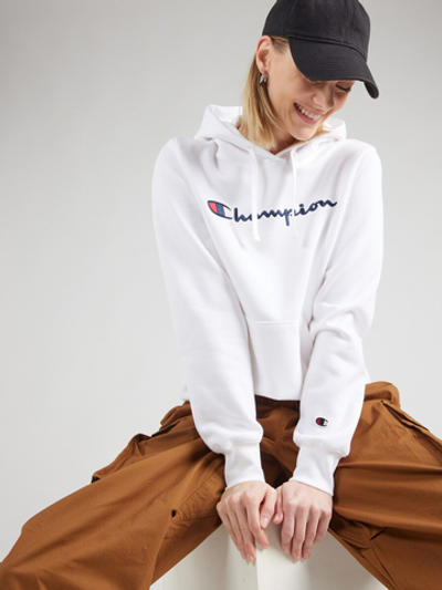 114859 Толстовка CHAMPION Hooded Sweatshirt (WHT) белый