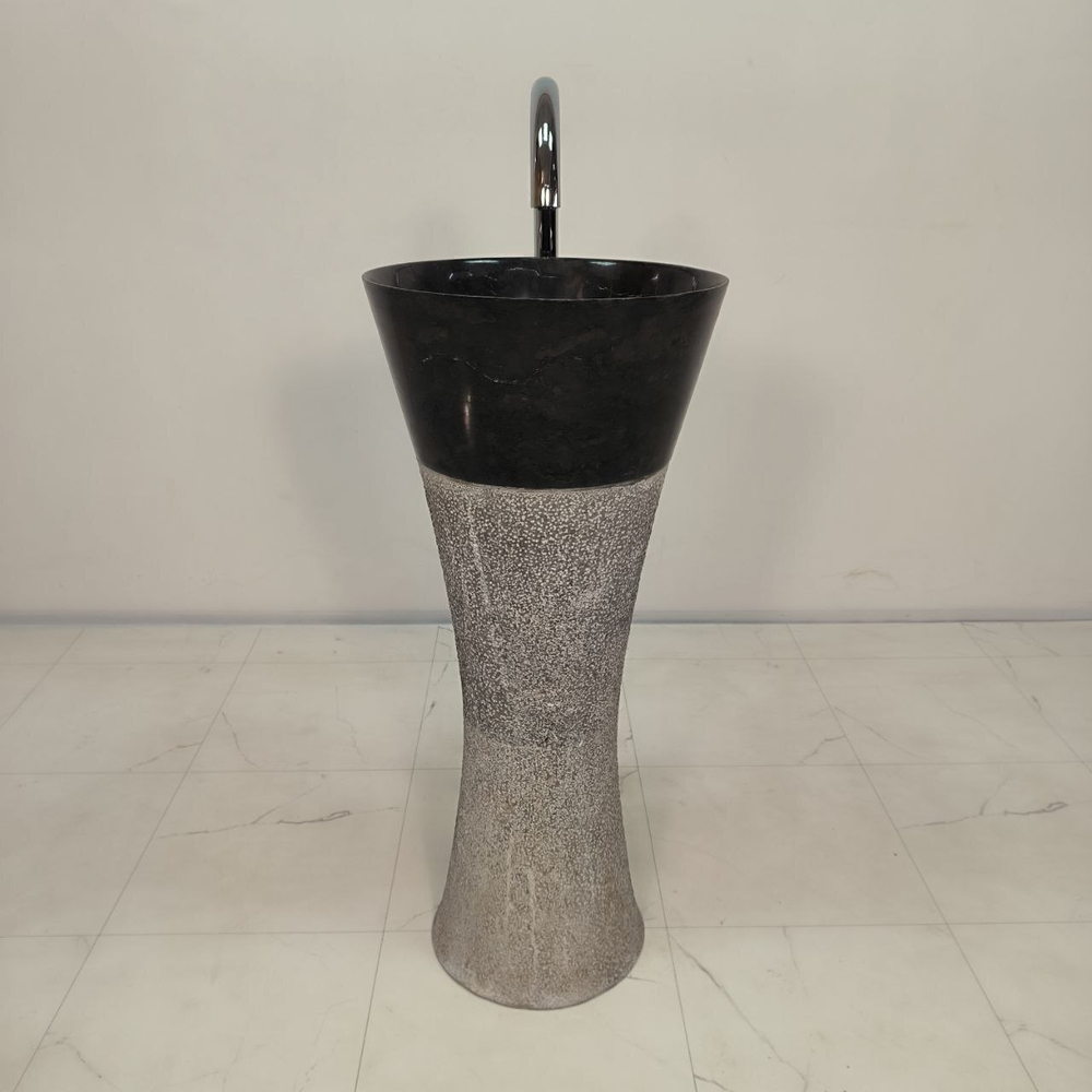 Раковина напольная из мрамора Pedestal MN-391 40*40*90