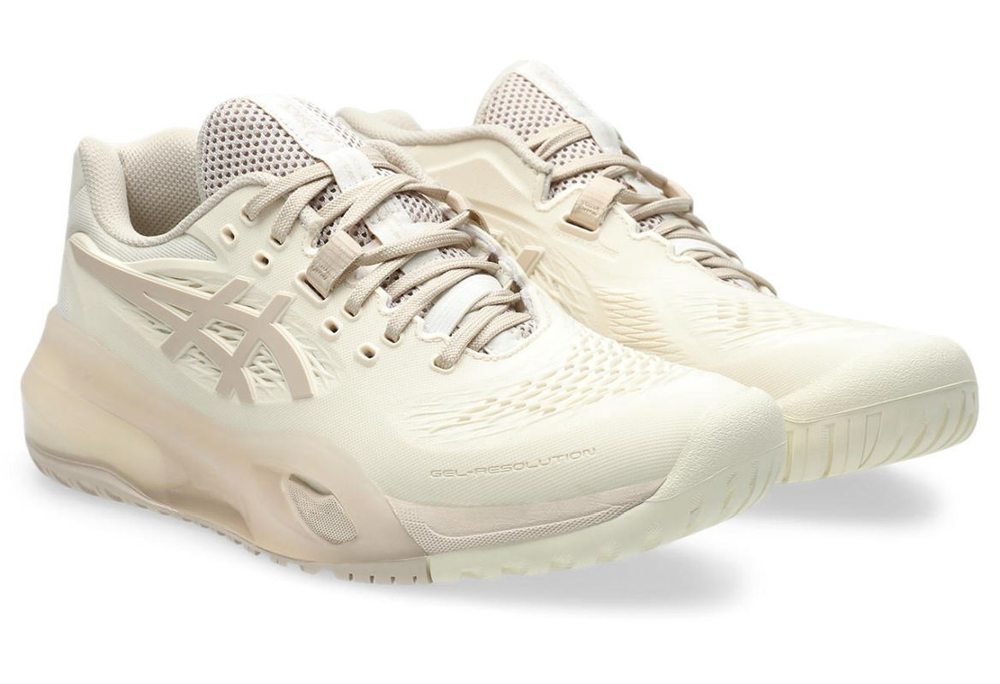 Женские Кроссовки теннисные Asics Gel-Resolution X - cream/mineral beige
