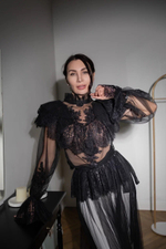 Блуза "Черный лебедь"