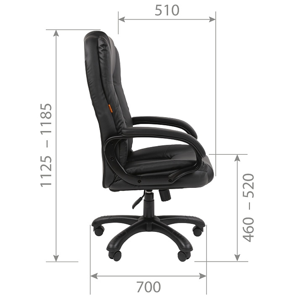 Офисное кресло CHAIRMAN 600, экокожа