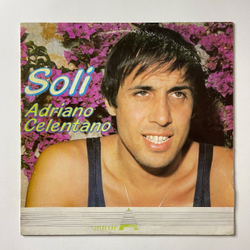 Винтажная виниловая пластинка LP Adriano Celentano Soli Сборник (Italy 1984)