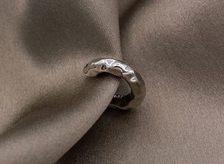 Кафф мятый металл 15мм