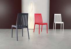 Стул пластиковый Soho темно-серый