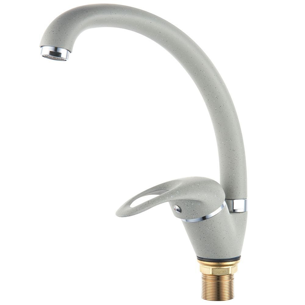 Смеситель для кухни, РМС, с картриджем, сер, SL135GY-011F