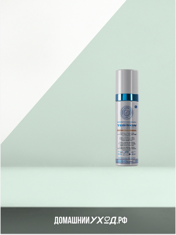 Тонирующий успокаивающий крем с SPF 50+ UV-Sooth Teintee SPF 50, Tebiskin, 50 мл