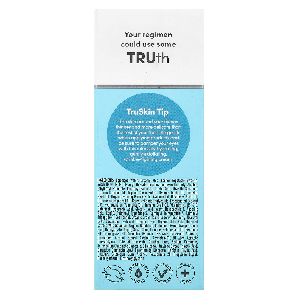 TruSkin, Крем для глаз с гиалуроновой кислотой, 0,5 жидкой унции (15 мл)