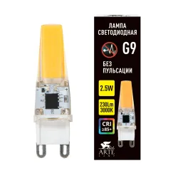 Светодиодная лампа Arte Lamp LUGO Капсульная 2.5W 230Lm 3000К G9