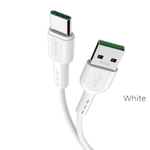 Кабель HOCO X33 USB-Type-C 5A 1м PVC White