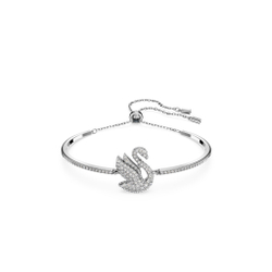 ICONIC SWAN:SOFT BRACELET XS CRY/RHS S