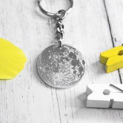 Брелок из серебра с гравировкой на заказ