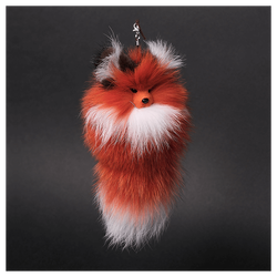 Брелок из меха «Лисичка»