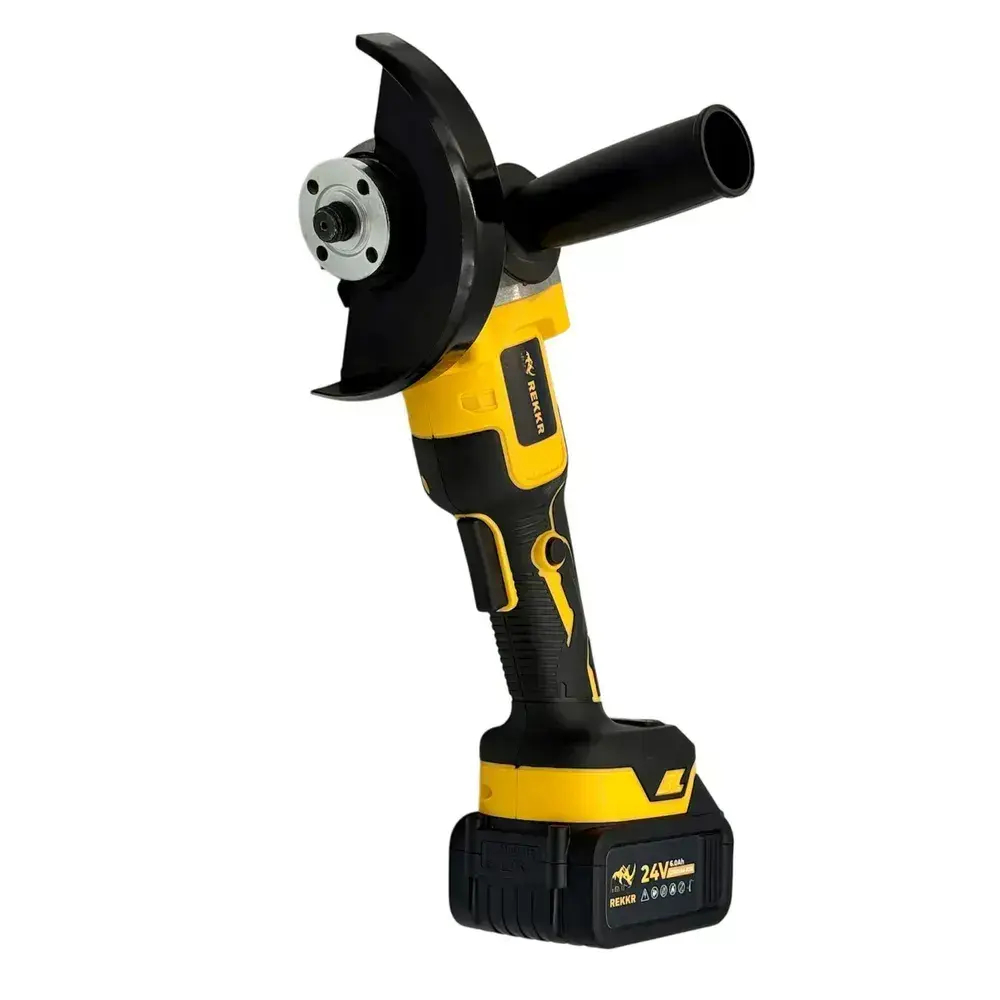 Набор 4в1 REKKR ST041YL, шуруповерт, гайковерт, перфоратор, ушм, 4 аккумулятора 24В 6.0Ач, расширенная комплектация