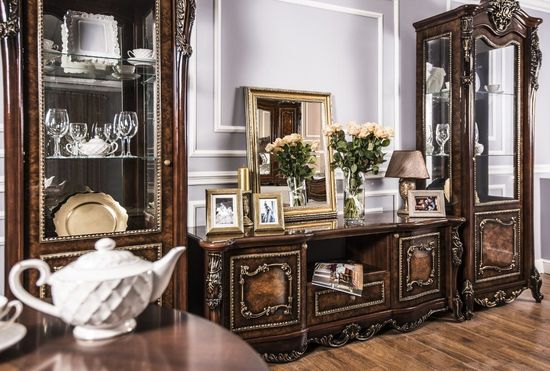 Гостиная модульная ДЖОКОНДА корень  глянец