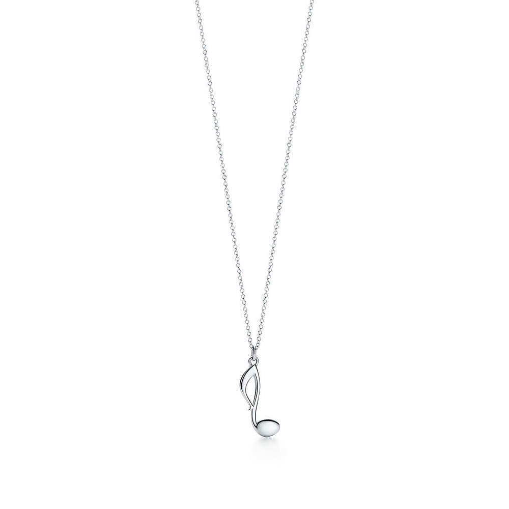 Подвеска из серебра 925, Tiffany 💠 В виде музыкальной ноты. В наличии