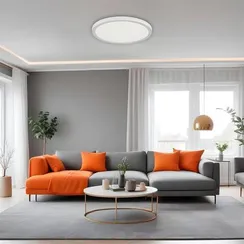7790/12L MITRA LED SN 000 Светильник пластик/белый LED 12Вт 3000/4000/6500К D170 IP44 CCT/датчик движения NEBULA WHITE