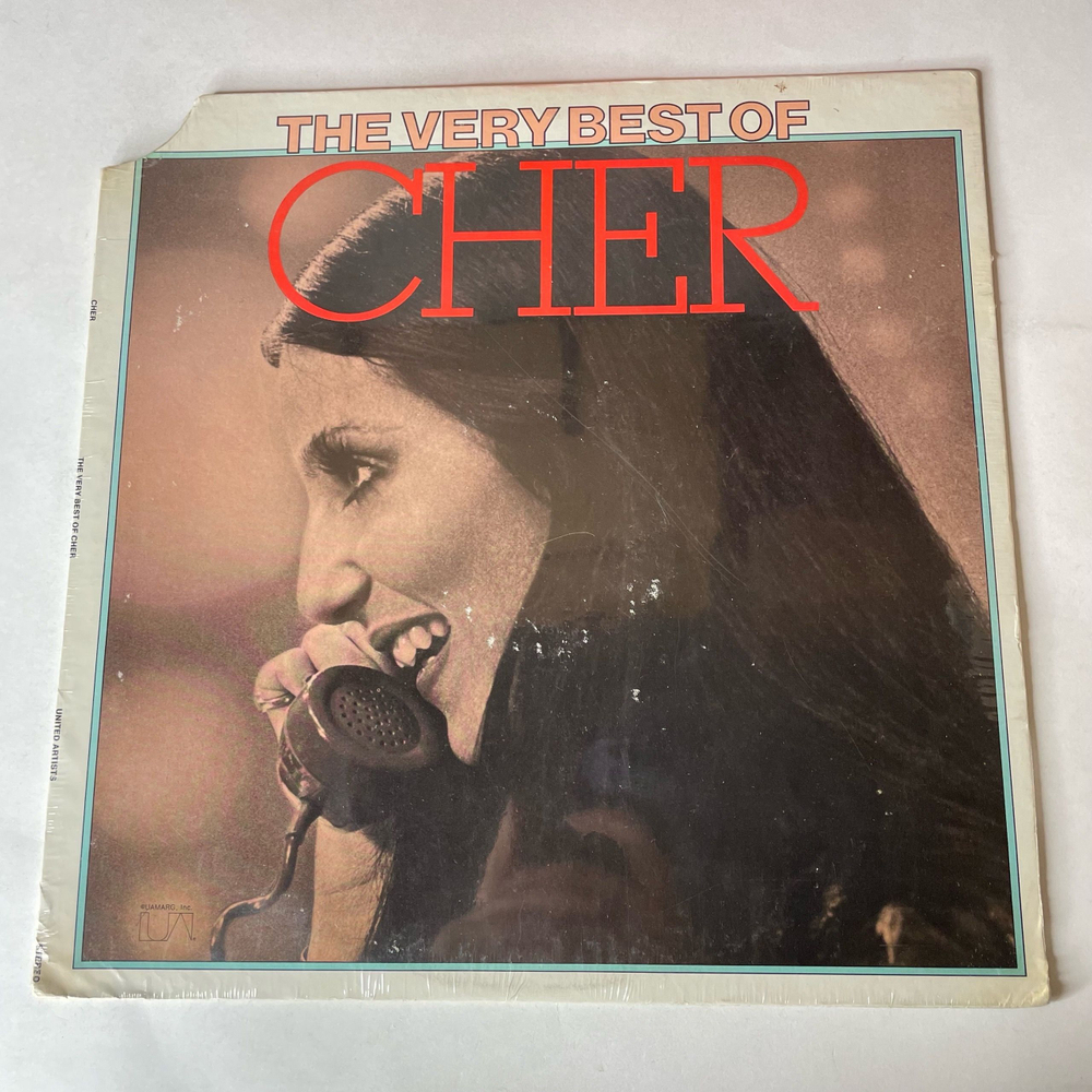 Винтажная виниловая пластинка LP Cher Шэр, The Very Best Of Cher (США 1975) (Запечатана)