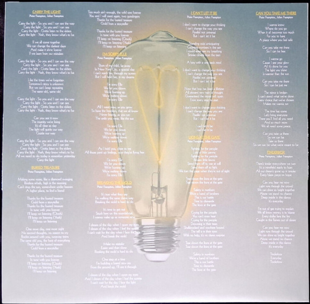 Peter Frampton / Carry The Light (Limited Edition)(Coloured Vinyl)(LP)