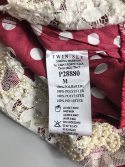 Платье Twin Set в очаровательный горошек, маркировка М, визуально на 46 размер