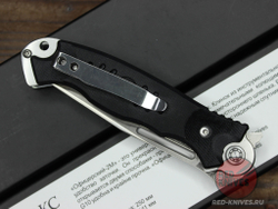 Нож НОКС Офицерский 2М (Д2) складной c клинком D2, рукоять G10