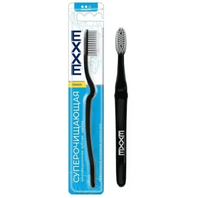 Зубная щетка средняя EXXE classic Суперочищающая 1 шт