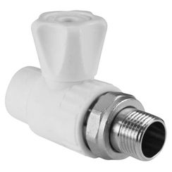 Кран шаровой для радиатора прямой 25 х 3/4 (50/10) VALFEX