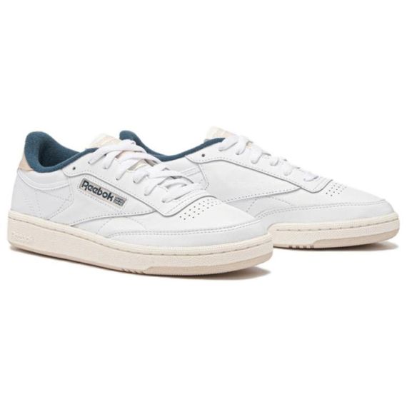 Кроссовки reebok Club C Series для скейтборда Белые и синие Женские