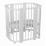 PITUSO Кровать детская + маятник 5/1 Asti Белый-Белый