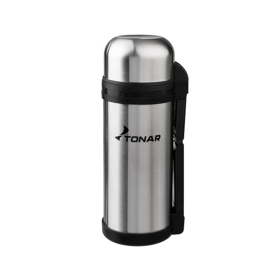 Термос TONAR 1500ML HS.TM-012 (дополн.пласт.чашка, скл.ручка, ремень)