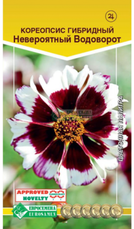 Кореопсис Невероятный Водоворот, 5 шт (ЕС)
