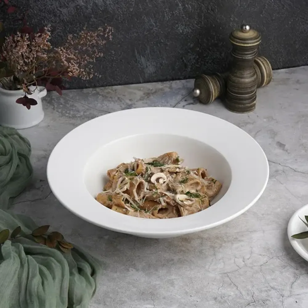 Тарелка глубокая 1000 мл d 27 см h8 см белая фарфор P.L. Proff Cuisine [3]