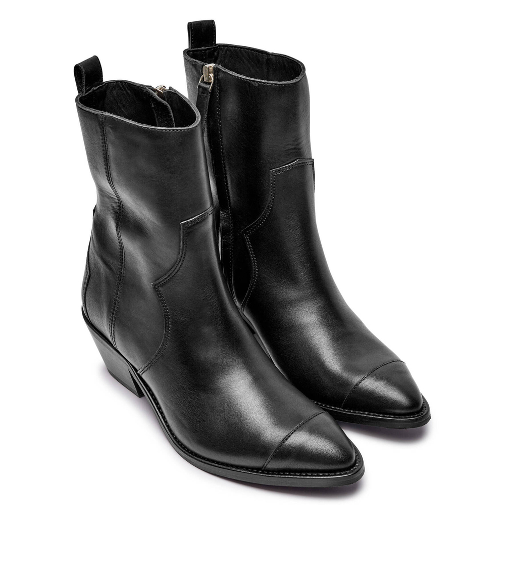 Кожаные ковбойки Austin Alohas - черный(S100373)