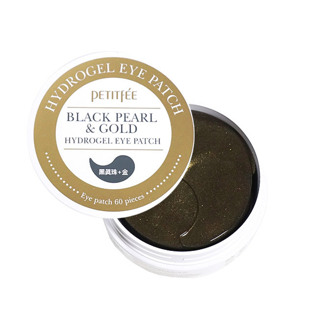 Petitfee Патчи для глаз гидрогелевые «жемчуг/золото» - Black pearl & gold hydrogel eye patch, 2шт