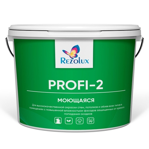 Краска Profi-2 (Профи-2), моющаяся (14 кг) супербелый