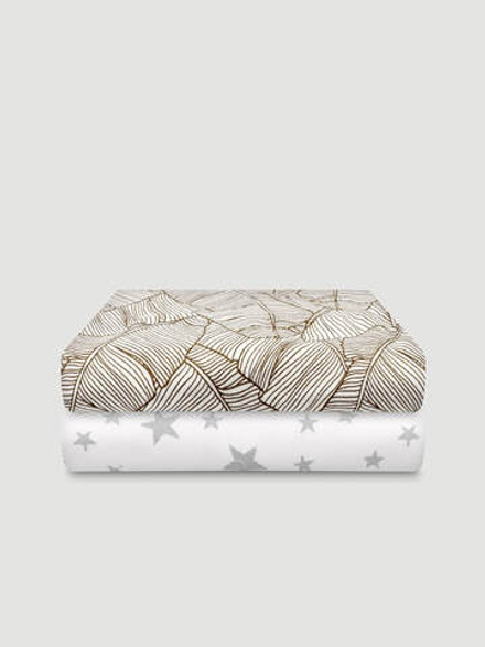 Сет из 2х пелёнок Mjölk Palm Tree/Звёзды