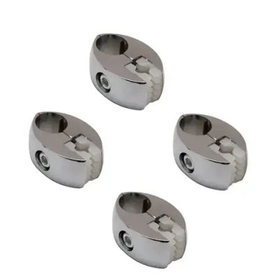 Держатель стекла или полок для труб 25мм Joker R7 хром 4 шт