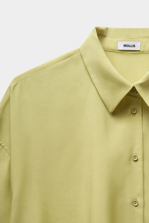 Рубашка укороченная прямого кроя