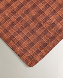 Zara Home скатерть из хлопка, клетка, 250 150 см