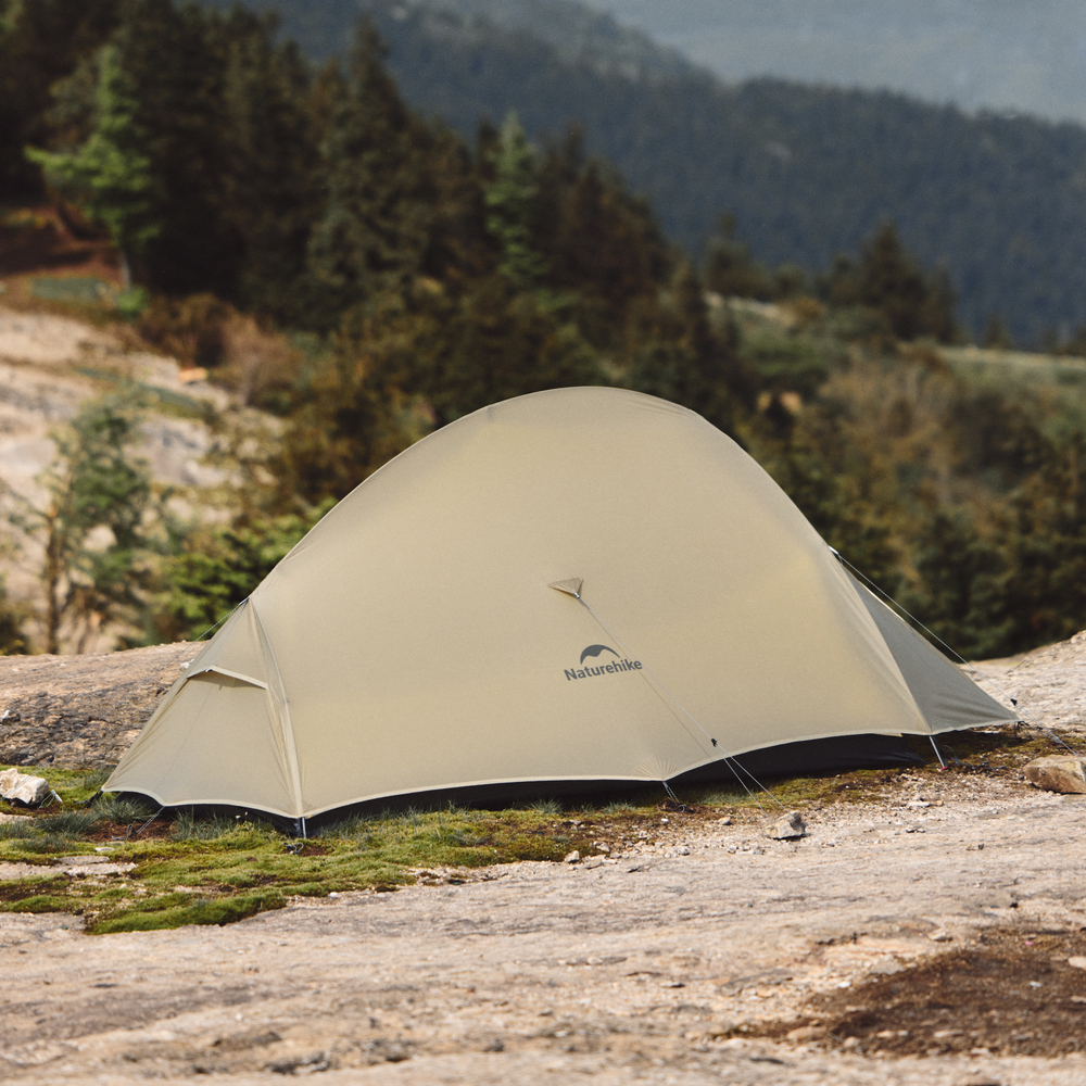 Палатка Naturehike Cloud Up Pro Si 3-местная, алюминиевый каркас, янтарная, артикул CNK2350WS020-3MRS