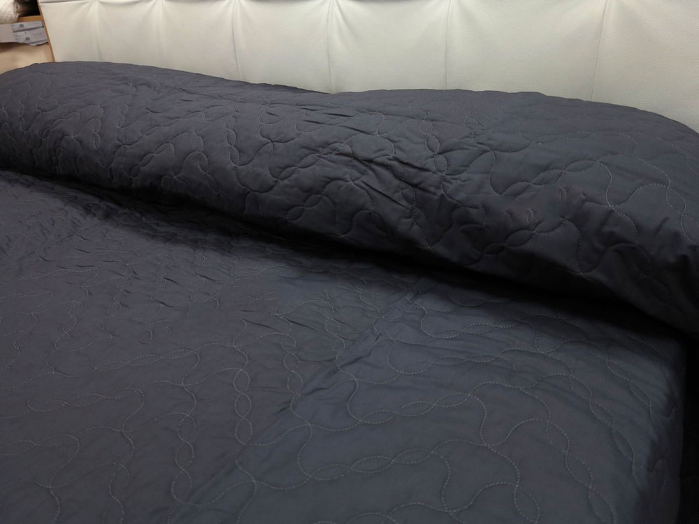 Покрывало 260x270 Caleffi Mix Double антрацит Италия